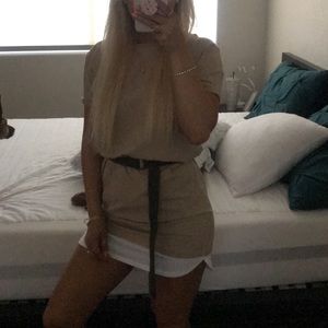 T-shirt boyfriend dress